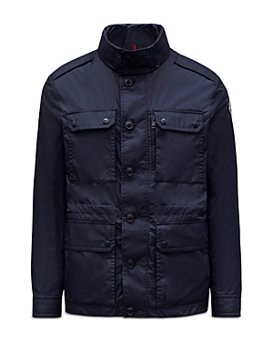 Shop Moncler Lez Field Jacket In Dark Blue