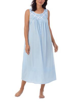 Cotton Pintucked Lace Trim Ballet Nightgown