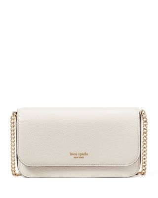 kate spade new york Ava Pebbled Leather Flap Chain Wallet