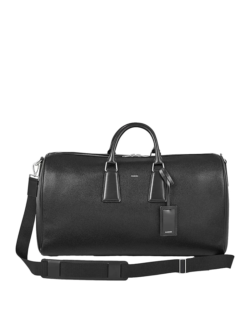 Sandro Coated Canvas Weekender Bag