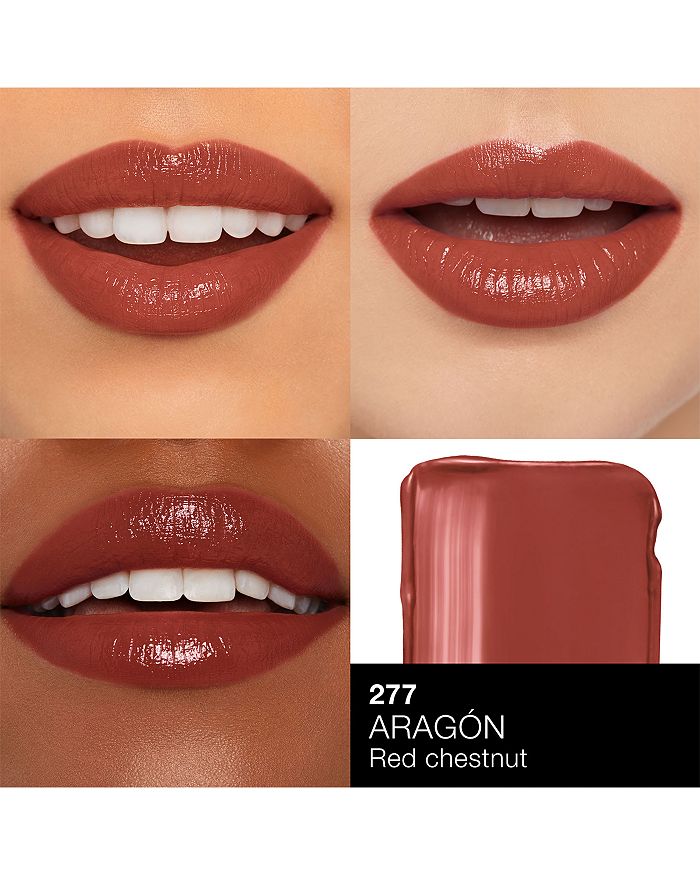 Shop Nars Afterglow Sensual Shine Lipstick In Aragon (red Chestnut)