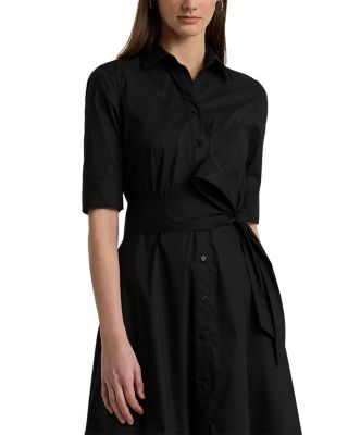 Petites Belted Shirt Dress