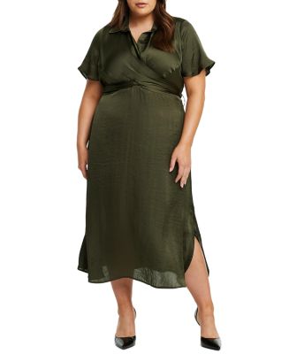 Estelle Plus Size Oasis Wrap Dress | Bloomingdale's