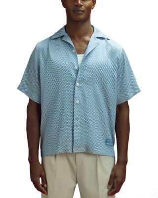 REISS - Halo Cuban Collar Regular Fit Shirt