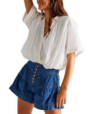 Fleur Denim Shorts