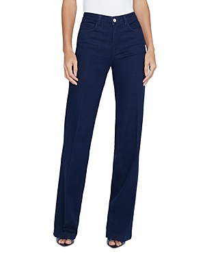 Shop L Agence L'agence Clayton High Rise Wide Leg Jeans In Tustin In Palomino