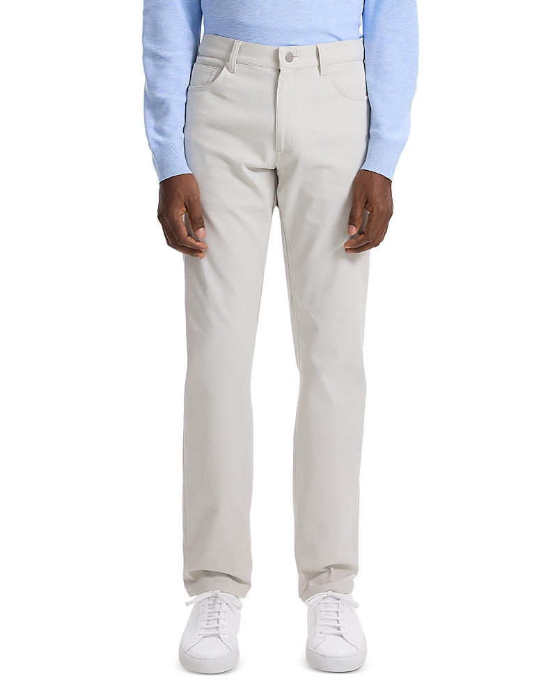 Theory Raffi Neoteric Twill Slim Fit Pants In Limestone