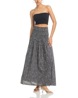 x Sofia Richie Grainge The Zaria Cotton Floral Maxi Skirt