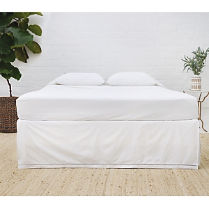 Pom Pom At Home Como Bed Skirt, Twin In White