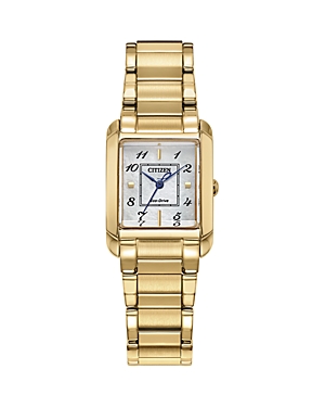 Citizen Classic Bianca Watch, 29.4mm X 21.5mm In White/gold