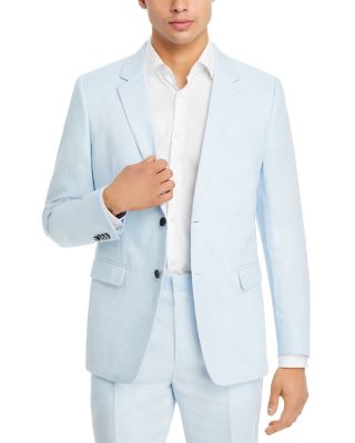 THEORY Mens Chambers Gray Single Breasted, Slim Fit Blazer main image 0