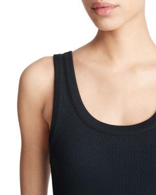 Ribbed Scoop Neck Tank