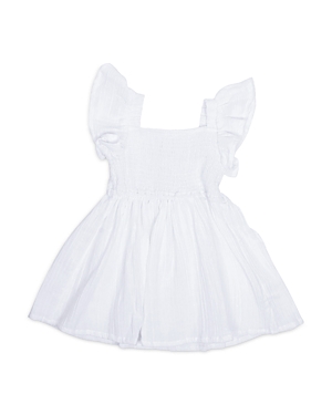 Shop Shade Critters Girls' Smocked Gauze Dress Cover-up - Little Kid, Big Kid In White