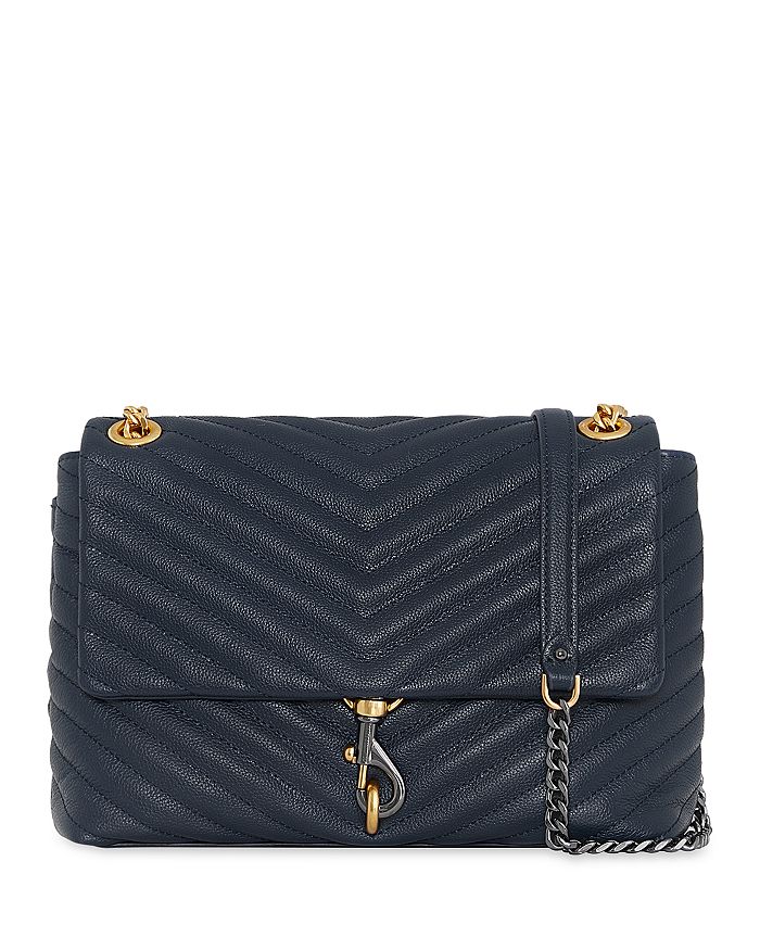 Edie flap shoulder bag denim deals