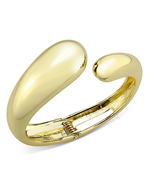 Aqua Bypass Hinged Bangle Bracelet - 100% Exclusive In Gold