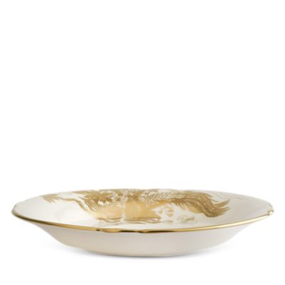 Gold Aves Motif Tea Saucer