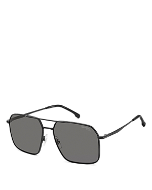 Carrera Square Sunglasses, 59mm In Black/gray Solid
