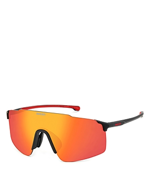 Carrera Shield Sunglasses, 99mm In Orange