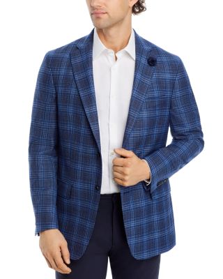 New York Plaid Regular Fit Sport Coat