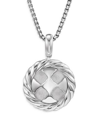 Sterling Silver Pearl South Sea White Pearl & Diamond Halo Pendant