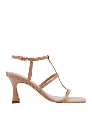 Women&#39;s Dennie Square Toe Strappy Mid Heel Sandals
