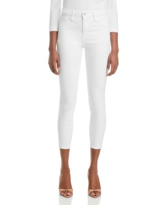 Margot Cropped Jeans in Blanc