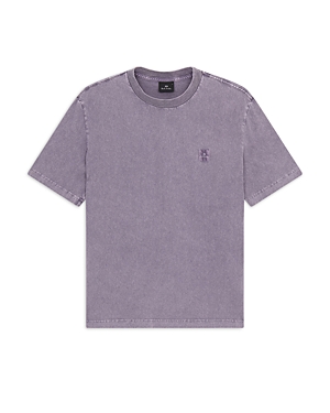 Shop Ps By Paul Smith Cotton Acid Wash Logo Tee In 55a
