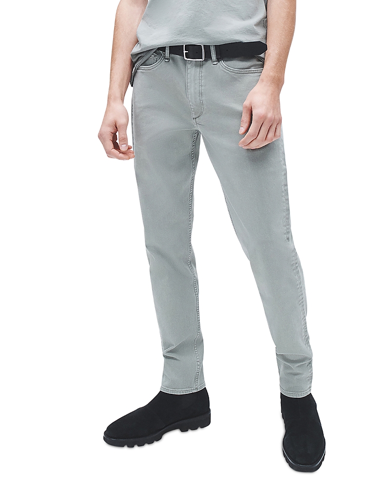 Rag & Bone Fit 3 Aero Stretch Athletic Fit Jeans In Silver