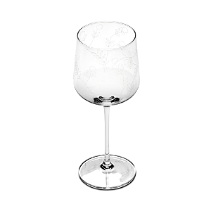 Serax White Wine Glass Mirtillo Tea Midnight Flowers By Marni In Clear