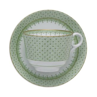 Mottahedeh Apple Lace Teacup and Saucer | Bloomingdale's Home