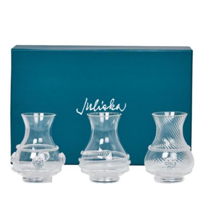Juliska - Mini Bohemian Glass Vases, Set of 3