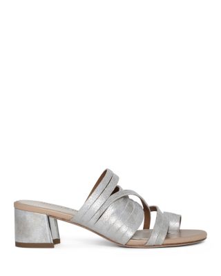 Women&#39;s Strappy Slip On High Heel Sandals