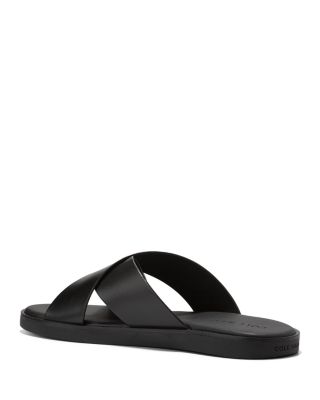Men's Nantucket Cross Strap Slip On Slide Sandals