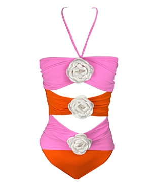 Nessi Byrd Daggy One Piece Swimsuit - Big Kid In Multi