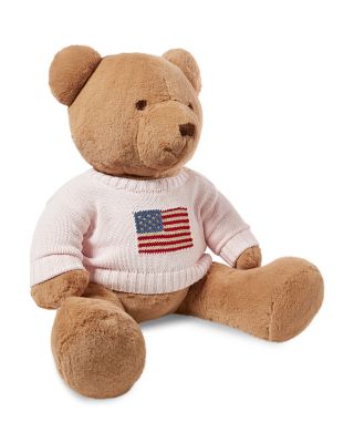 Ralph Lauren - Large Flag-Sweater Polo Bear - Ages 0+