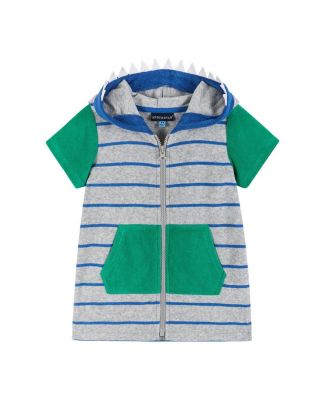 Andy & Evan - Boys' Terry Zip-Up Hoodie Cover-Up - Little Kid