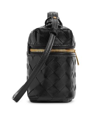 Bang Bang Intrecciato Leather Vanity Case