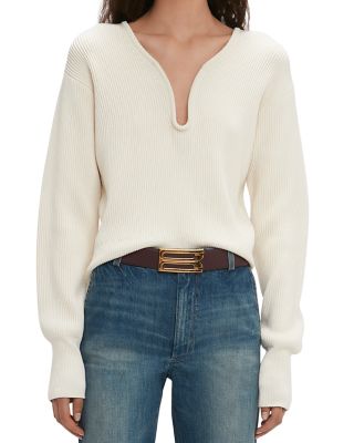 Victoria Beckham - Frame Rib Knit Shrunken Sweater
