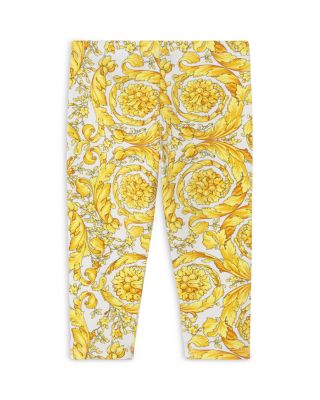 Girls' Barocco Print Jersey Leggings - Baby