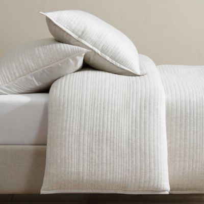 Modern Ribbed Jersey 3 Piece Duvet Cover Set, Queen