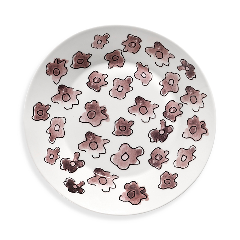 Serax Marni Dark Viola Serving Plate In Multi