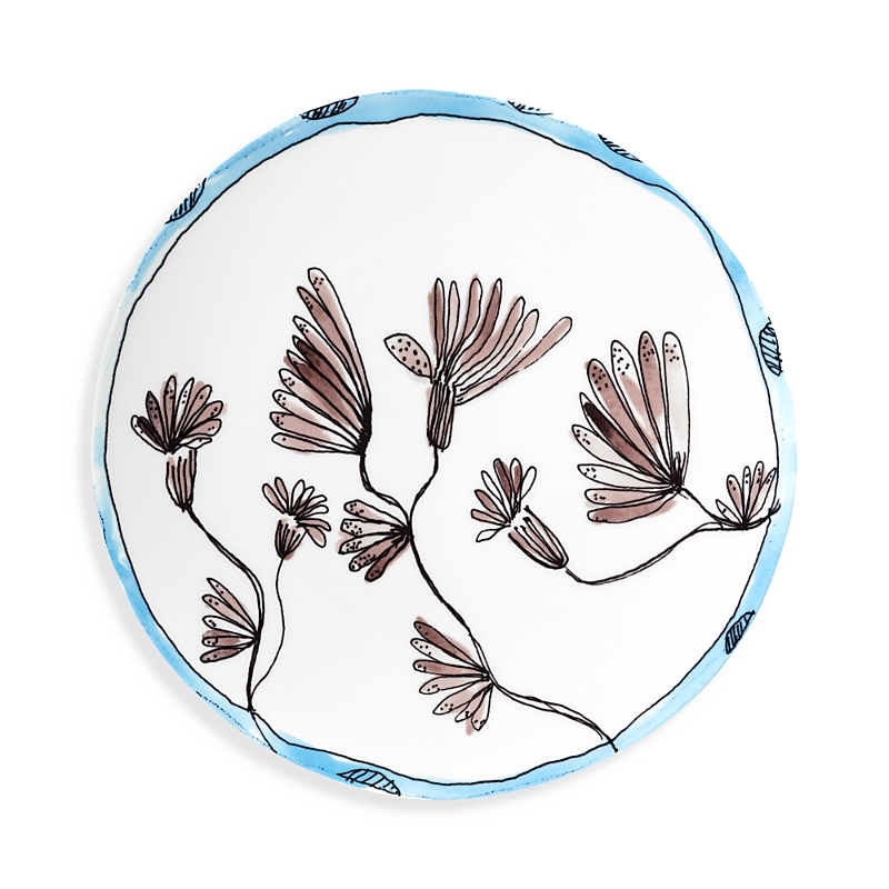 Serax Marni Camelia Aubergine Serving Platter In Multi