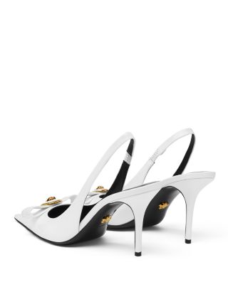 Women's Gianni Ribbon 85mm Slingback Pumps