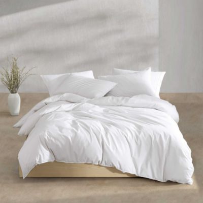 Calvin Klein - Solid Washed Percale Cotton Percale Bedding Sets