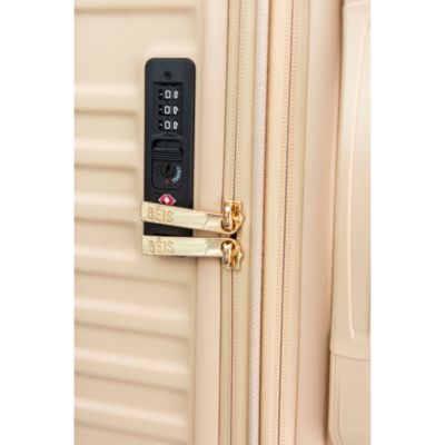 Large Check-in Roller in Beige