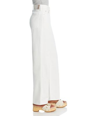 Featherweight Logan High Rise Jeans in Optic White
