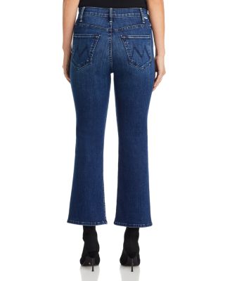 The Lil&#39; Hustler Petites High Rise Cropped Straight Jeans in Heirloom