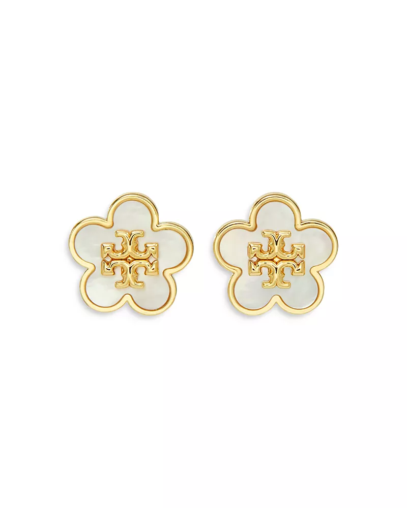 Tory Burch Kira Flower Stud Earrings