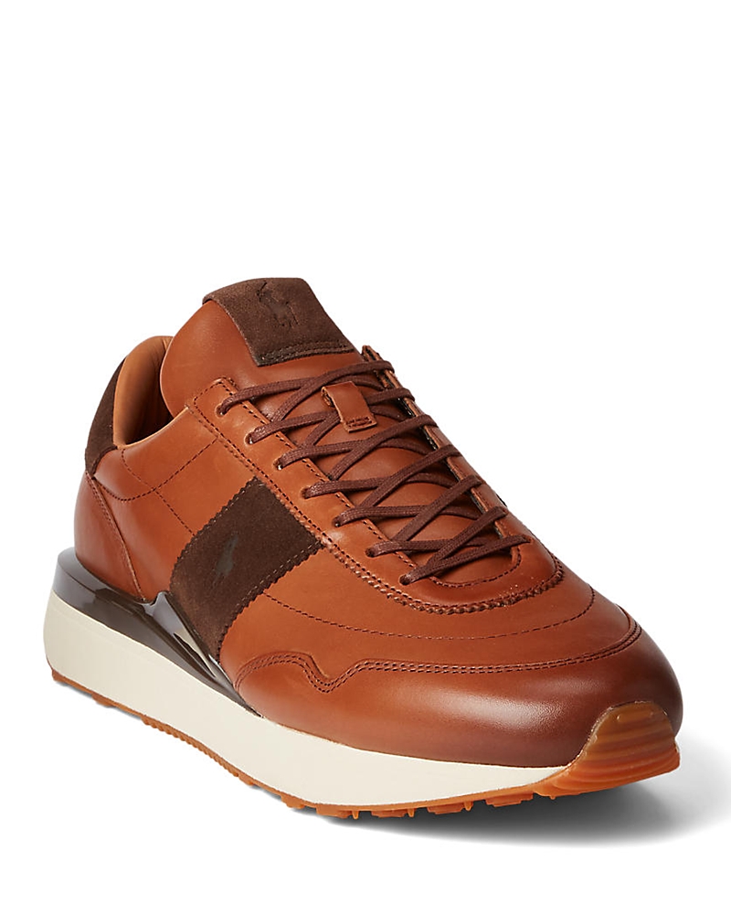 Polo Ralph Lauren Men's Train 89 Leather Sneakers
