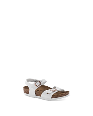 Shop Birkenstock Girls' Rio Sandals - Toddler, Little Kid In White